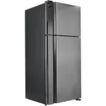 هيتاشي ثلاجة بابين 19.4 قدم مكعب - 550 ليتر - فضي - R-V700PS7K-1BSL