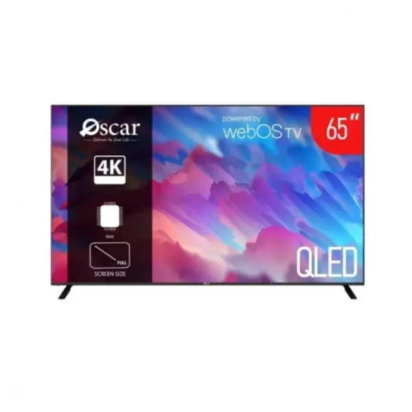 أوسكار شاشة ذكية 65 بوصة - QLED 4K - نظام WebOS - OS65QLEDW