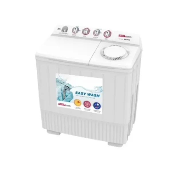 الكترو جنرال غسالة حوضين 14 كيلو - أبيض - WXK-1400