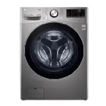 غسالة إل جي تحميل أمامي ،أوتوماتيكية بالكامل،كومبو غسيل 15 كيلو، تجفيف 8 كيلو، فضي WS1508XMT