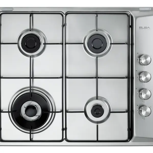 سطح البا بلت ان غاز ايطالي 60 سم استيل AS ENS60-440 XD