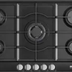 سطح بلت ان غاز اسود ايطالي 90 سم بولم B95-545NERO