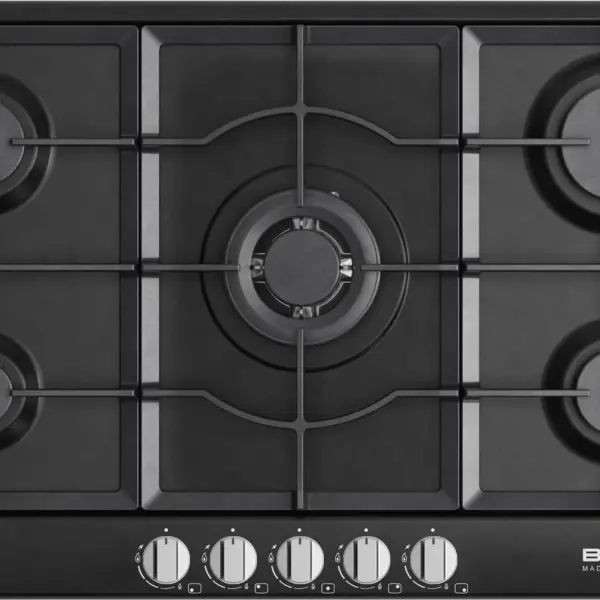 سطح بلت ان غاز اسود ايطالي 90 سم بولم B95-545NERO