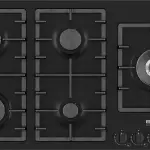 سطح بلت ان غاز إيطالي 90 سم بلم B95-901NERO