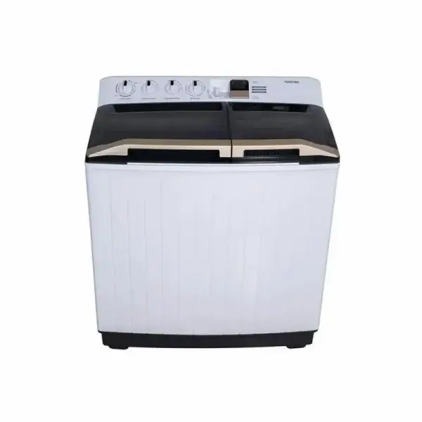 توشيبا غسالة حوضين 14 كغ 980 دورة في الدقيقة أبيض VH-J150WBB