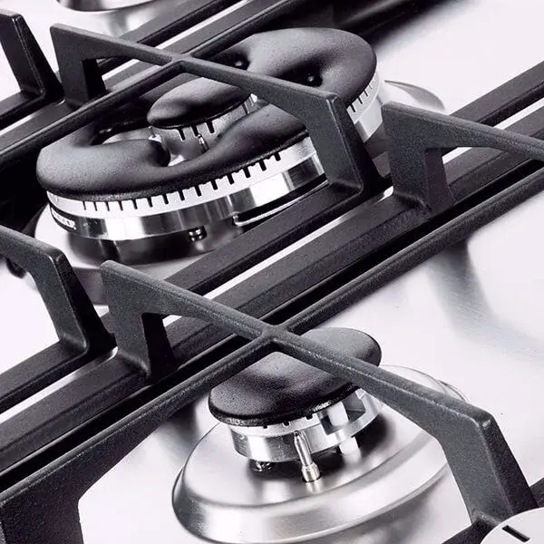 سطح البا بلت ان غاز ايطالي 90 سم استيل AS EN95-565 XD