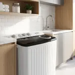 غسالة سرين حوضين ، 7 كجم ، أبيض م/ SRWM-7K-TTW